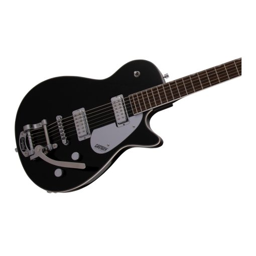 Guitarra Electrica Gretsch G5260T Electromatic Jet Baritone de Cuerpo Solido de 6 Cuerdas con Bigsby, Diapason de Laurel de 12 Pulgadas y Cuello de Arce Atornillado (Diestro, Negro) - Imagen 6