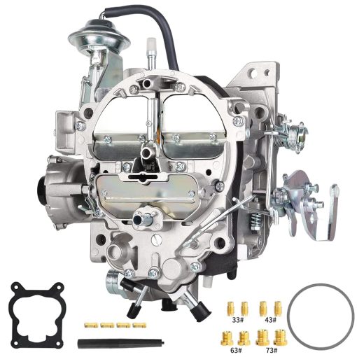 Carburador Rochester Quadrajet 4MV 4 BBL para 1906R 1904R, Compatible con GM Chevrolet Chevy Cadillac 1980-1989 con motor de 305-350C.I, Secundario de Vacio 600 650 750 CFM Carburador de Garganta 4