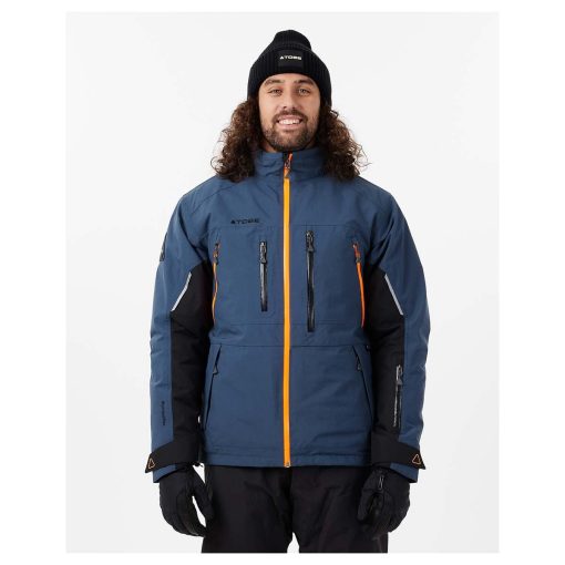 Chamarra de moto de nieve aislada Tobe Iter V2 (Azul Marino Medianoche - 2X-Grande) - Imagen 2