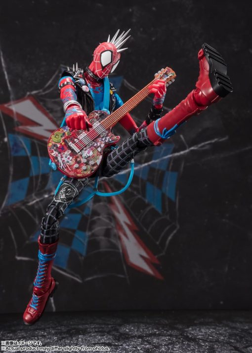 TAMASHII NATIONS - Spider-Man: Across The Spider-Verse - Spider-Punk, Figura de Accion Bandai Spirits S.H.Figuarts - Imagen 4