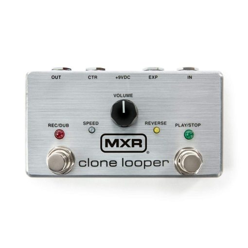 MXR Clone Looper Pedal Bundle con Dunlop ECB003 Adaptador de Corriente, Paquete de Puas Variadas Dunlop y Cable de Instrumento MXR de 10 pies (M303Bundle) - Imagen 2