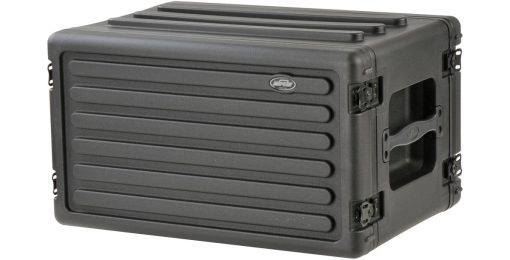 Estuche SKB 1SKB-R6S Roto-Molded 6U para Rack Superficial, Sellos Impermeables de Goma, Costillas de Empalme Entrelazadas, Pestillos Empotrados, Asas de Transporte Resistentes, Pies de Goma Absorbentes de Golpes - Imagen 3