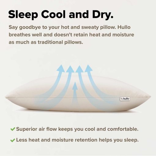 Almohada de Trigo Sarraceno Hullo Tamano Estandar 20"?26" ? Organica, Refrescante, Firme para Dormir ? Hecha en EE.UU. - Imagen 9