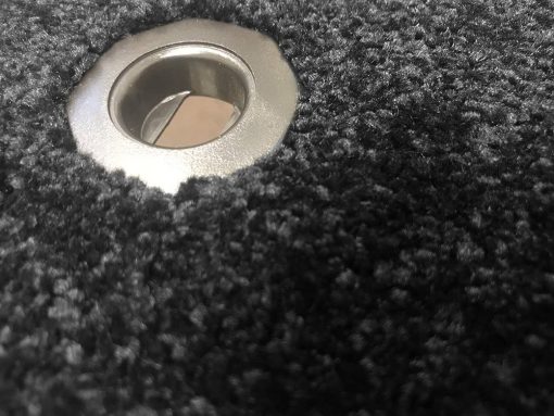 Coberturas para Automoviles a Medida 2015-2017 Toyota Camry Alfombrillas para Automoviles Delanteras y Traseras de Terciopelo con Cojin Grueso Ultramax Negro Asfalto - Imagen 4