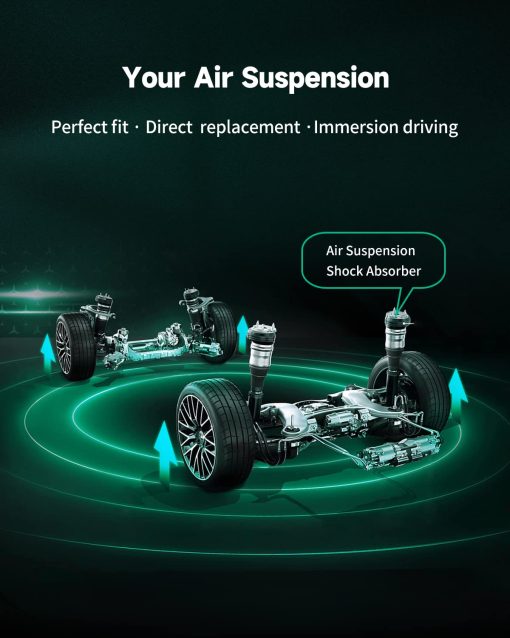 Kit de suspension de amortiguadores de aire SCITOO 2Pcs Amortiguadores traseros Kit de suspension de aire para Land Rover Range Rover 2003-2012 - Imagen 4