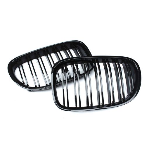 Parrilla de Rejilla de Rinon ABS de Doble Barra para BMW F01 F02 Serie 7 740i 740Li 745i 750i 760L 2009-2015 (Linea Doble, Negro Brillante) - Imagen 4