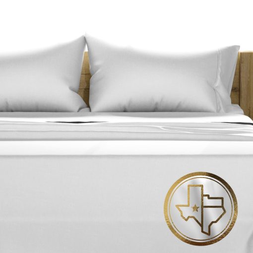 TEXAS LINEN CO. Juego de sabanas de algodon egipcio 100% tamaño California King - 1500 hilos Juego de sabanas de Ca King de algodon egipcio, sabanas satinadas refrigerantes, sabanas de alta cantidad de hilos California King - Gris Claro