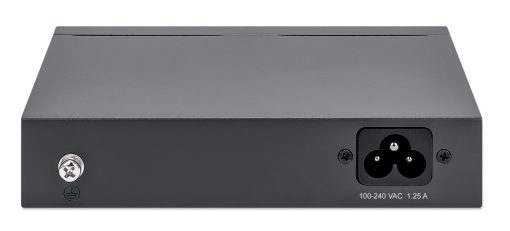 Switch Ethernet PoE+ Intellinet de 5 Puertos - 4 Puertos PoE+ @40W, Potencia de Salida de hasta 30W por Puerto - Capacidad de Conmutacion de 10Gbps, No Administrado, Montable en Pared, Silencioso - Garantia de Fabrica de 3 Anos - 561792 - Imagen 3