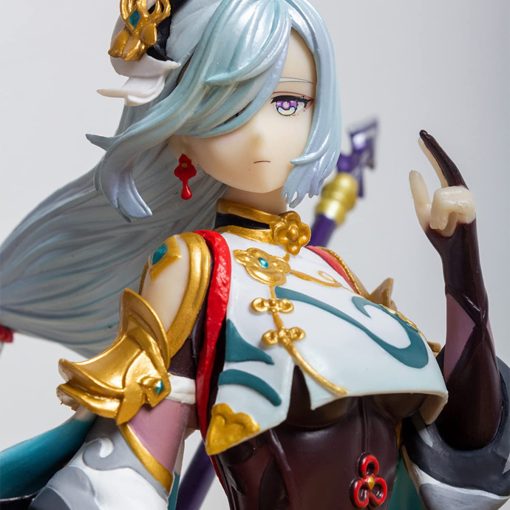 Figura Genshin Shenhe 1/7 29CM miHoYo Juguete de Anime Personaje de Liyue PVC Regalo - Imagen 3