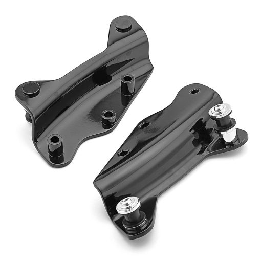 WeiSen Portaequipajes Trasero Desmontable para Harley Touring Road King Electra Road Street Glide 2009-2013 Negro Brillante - Imagen 4