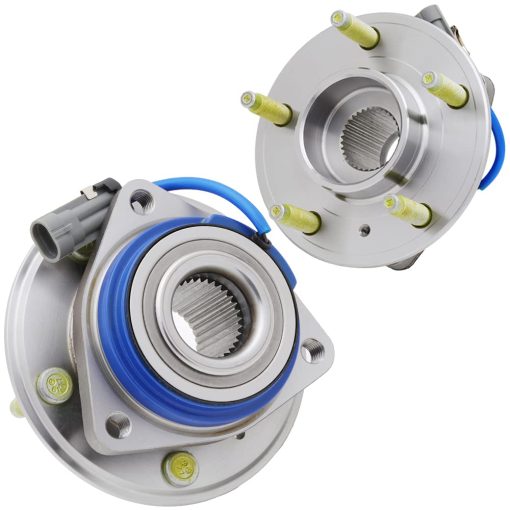 [Paquete de 2] 513121 - Ensamble de rodamientos de cubo frontal compatible con [Buick] Century, Lesabre, Park Avenue, Regal, Riviera [Cadillac] Deville, Eldorado, Seville [Chevrolet] Impala, Monte Carlo, Venture