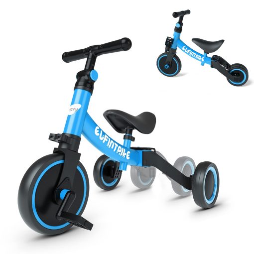 Bicicleta para ninos besrey 5 en 1 para ninos de 1 a 4 anos, triciclo para ninos, juguete para nino y nina, entrenamiento de equilibrio, pedales desmontables