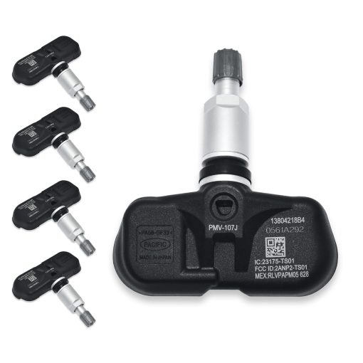 Sensor TPMS PMV-107J 42607-33011 42607-33021 42607-06011 Sensor de Monitoreo de Presion de Neumaticos Compatible con Toyota Lexus Scion (Juego de 5)