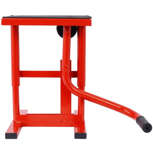 Base de Elevacion de Motocicleta Ajustable de 11"-16.5" Soporte para Bicicleta de Motocross Capacidad de Carga de 330 lbs Soporte de Motocicleta de Acero para Reparacion y Mantenimiento de Motocicletas Rojo - Imagen 8