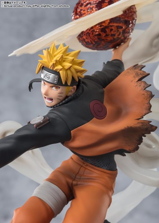 TAMASHII NATIONS - Naruto Shippuden - [Extra Battle] Naruto Uzumaki -Sage Art: Lava Release Rasenshuriken-, Figura Coleccionable de Bandai Spirits FiguartsZERO - Imagen 5