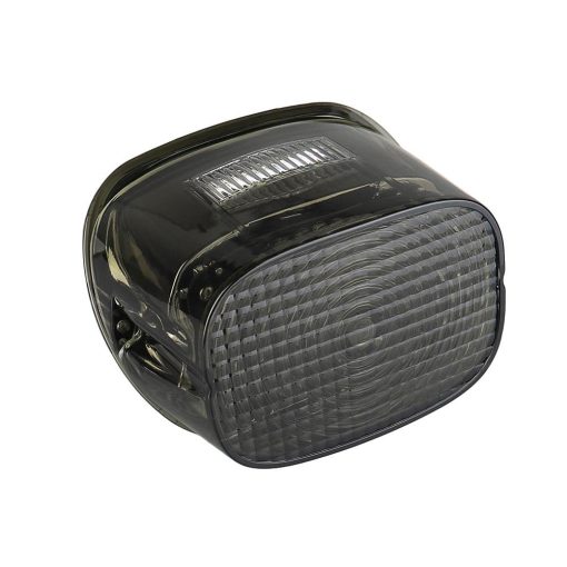 Kit de Luz de Freno LED Eagle Lights Flashing Strobe Squareback para Harley Davidson - con Ventana de Placa/Lente Ahumada