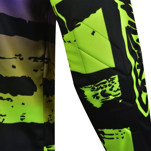 Conjunto de Jersey y Pantalon Willbros para Motocross MX Gear para Hombres Motocicleta Offroad Dirt Bike Ciclismo Carreras BMX ATV Amarillo Azul (Jersey XL Pantalones 36) - Imagen 5