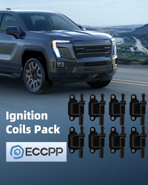 ECCPP D510C 8 bobinas de encendido con 8 bujias de iridio para Chevrolet for GMC CadillacCamaro Corvette Express Impala CTS Rainier Avalanche Silverado Suburban Savana UF413 12611424 12570616 - Imagen 7