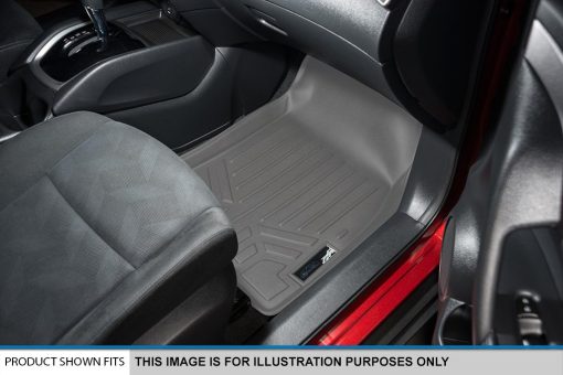 Conjunto de tapetes para piso a medida MAXLINER Compatible con GMC Acadia 2009-2016/ Acadia Limited 2017/ Saturn Outlook 2009-2010 (Asientos de la 2da fila de cubo) - Gris - Imagen 3