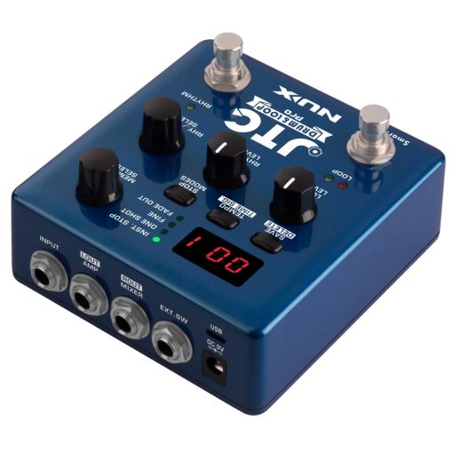 Pedal de Loop NUX JTC PRO con interruptor dual, 6 horas de tiempo de grabacion, calidad de 24 bits y frecuencia de muestreo de 44,1 kHz - Imagen 4