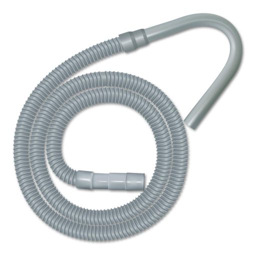 Manguera de drenaje flexible para lavadora de repuesto (6 pies) - Gancho largo - Se adapta a 1", 1 1/8" y 1 1/4"