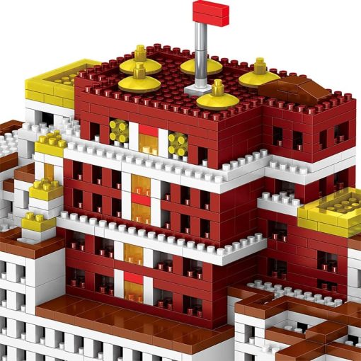 Set de Bloques de Construccion de la Famosa Arquitectura del Palacio de Potala del Mundo, 2782 PCS Kit de Construccion de Modelo de Arquitectura, Mini Ladrillos MOC Juguete Educativo Regalo para Ninos y Adultos - Imagen 7