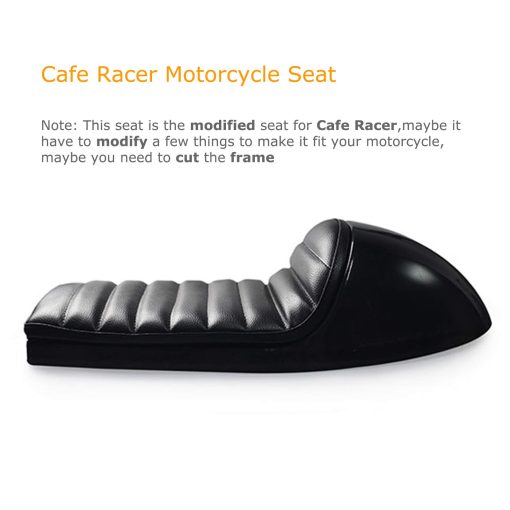 Asiento para Cafe Racer DKMOTORK 0391 Todo Negro - Imagen 4