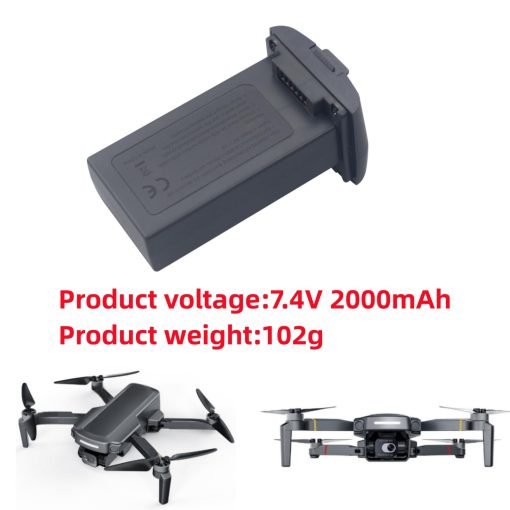 Fytoo 2PCS 7.4V 2000mAh Bateria para HS360S Cuadricoptero Aereo RC Drone Piezas de Repuesto - Imagen 2