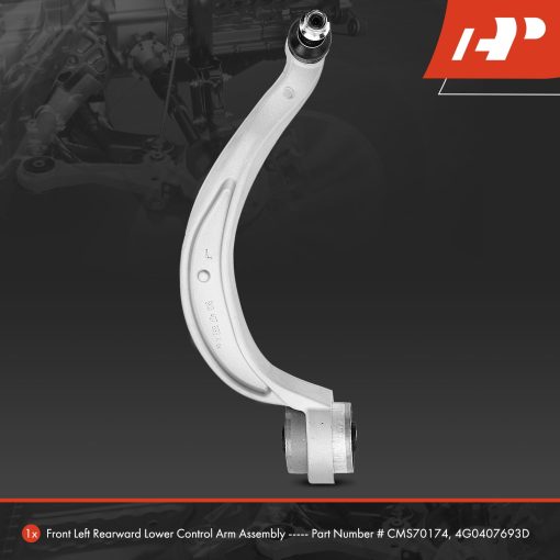 Brazo de control inferior trasero delantero A-Premium, con junta esferica y buje, Compatible con Audi A6 A7 (Quattro) 2012-2018, S6 S7 RS7 2014-2018, Reemplaza # 4G0407693J, CMS70174 - Imagen 2