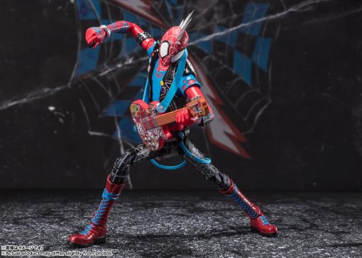 TAMASHII NATIONS - Spider-Man: Across The Spider-Verse - Spider-Punk, Figura de Accion Bandai Spirits S.H.Figuarts - Imagen 5