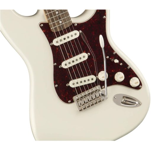 Guitarra electrica Squier Classic Vibe 70s Stratocaster, con garantia de 2 anos, Blanco Olimpico, Diapason de laurel - Imagen 4