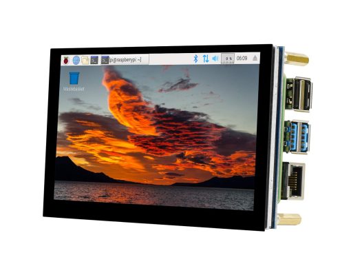 Pantalla tactil capacitiva Waveshare de 5 pulgadas Compatible con Raspberry Pi 4B/3B+/3A+/3B/2B/B+/A+/CM3/3+/4 Resolucion de 800x480 Interfaz DSI - Imagen 8