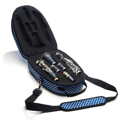 Estuche para Clarinete Beaumont Blue Polka Dot (BCCA-BP) - Imagen 4