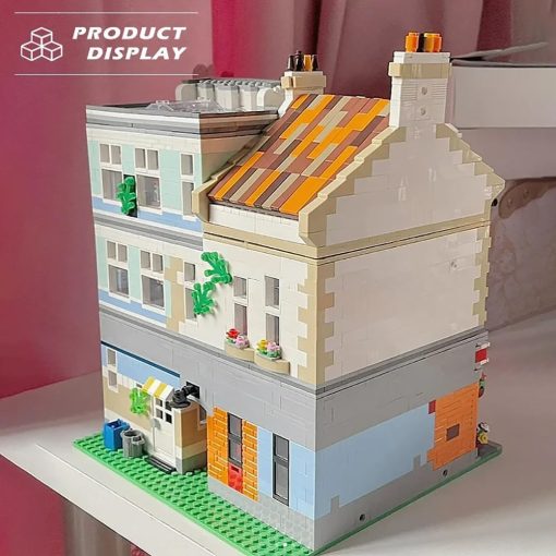 Set de Bloques de Construccion de Arquitectura Yunigzmy, 3299 PCS Esquina Ladrillo Cuadrado Oficina de Correos Modelo de Arquitectura Kit de Construccion, Mini Ladrillos MOC Juguetes Educativos Regalo para Ninos y Adultos - Imagen 3