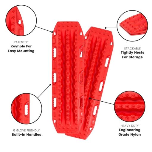 Tablero de Recuperacion de Vehiculo MAXTRAX MKII FJ Rojo - Imagen 2