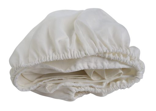 Juego de Sabanas y Fundas de Almohada de Lino de WHOLEWOOLS - Sabana de Cama de Lino Natural -4 Pzs Transpirable y Ultra Suave (Sabana Ajustable, Sabana de Cama y 2 Fundas de Almohada) (Tamaño Completo, Blanco Frost) - Imagen 7
