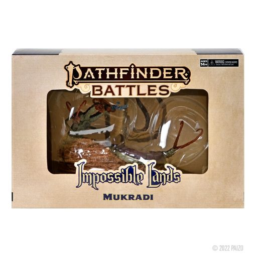 Figura en caja Pathfinder Battles: Impossible Lands - Mukradi de WizKids - Imagen 2