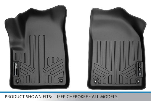 SMARTLINER Juego de tapetes a medida para la primera fila de Jeep Cherokee 2014-2022 - Todos los modelos - Imagen 4