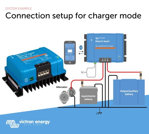 Cargador Victron Energy Orion-Tr Smart 24/24-Volt 17 amp 400-Watt DC-DC Aislado (Bluetooth) - Imagen 4