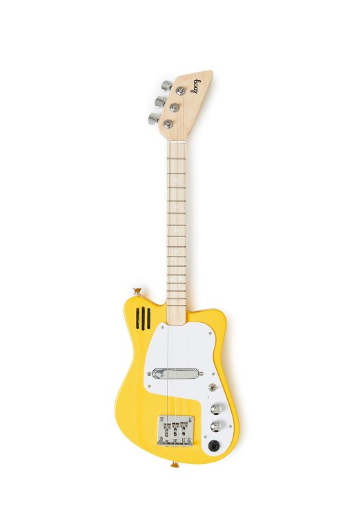 Guitarra Electrica Loog Mini para Ninos Principiantes con Amplificador Incorporado Edades 3+ App de Aprendizaje y Lecciones Incluidas Amarillo - Imagen 2