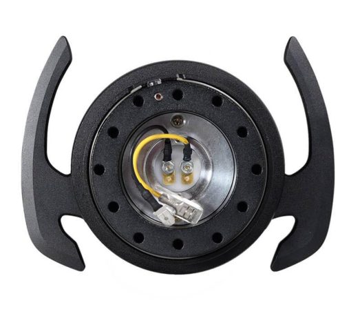 Kit Adaptador de Liberacion Rapida de Volante NRG Innovations NRG-SRK-700BK GEN 4.0, Cuerpo Negro/Aro Negro Con Asas & Patrones de Perno de 6x70 y 6x74mm - Imagen 3
