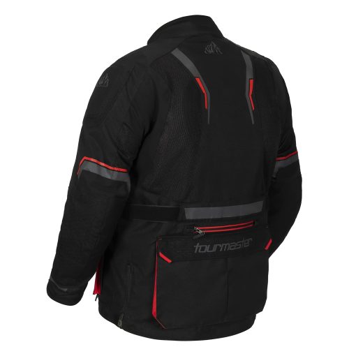 Chamarra Tourmaster Ridgecrest - Chamarra de moto tipo aventura con malla transpirable y armadura CE aprobada, varios bolsillos para proteccion en todo clima - Imagen 4