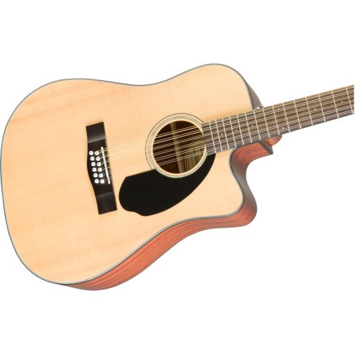 Guitarra Acustica Electrica de 12 Cuerdas Fender, con Garantia de 2 Años, con Pastilla de Guitarra Acustica Fishman con Afinador y Ecualizador, Diapason de Nogal Redondeado, Acabado Natural Brillante, Construccion de Caoba - Imagen 6