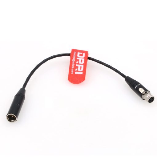 DRRI Mini XLR 4Pin TA4M a AKG/Samson Transmisores 3Pin TA3F Cable Adaptador de Microfono para Shure WL184 WL93, 18x, 5x, Wh20 - Imagen 2