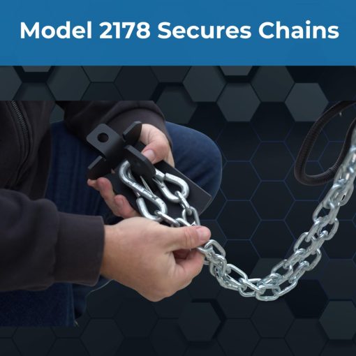 Candado para remolque Proven Industries Modelo 2178, Compatible con Enganches de Remolque de 2 Pulgadas, Asegura Cadenas de Seguridad, Hecho en Estados Unidos (Azul) - Imagen 8