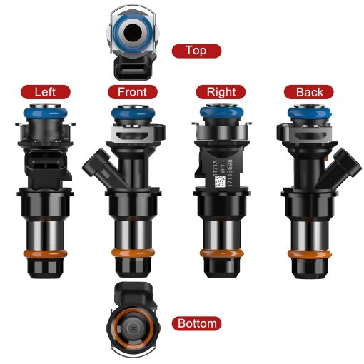 CEAC 8Pcs 2 Orificios Inyectores de Combustible para 2001-2007 Chevy Silverado Suburban Tahoe GMC Sierra Yukon Cadillac Escalade & Mas 4.8L 5.3L 6.0L Engine Reemplazo 25317628, 17113698, 17113553, FJ315, FJ10062 - Imagen 5