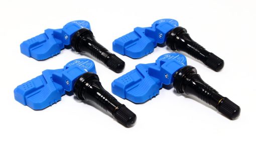 Juego de 4 sensores de presion de neumaticos ITM TPMS 433mhz para Chrysler Dodge Jeep RAM Reemplaza 68241067AB 68241067AA 56029400AE 56029398AB 56029398AA 5154876AB con valvulas de goma negras
