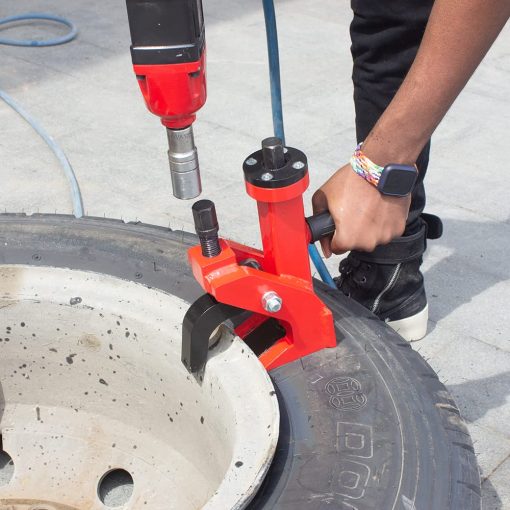 Desmontador Neumatico Neumatico Pesado BESTOOL Herramienta para Cambio de Llantas para Coche, Camion, Tractor, Cortacesped, ATV, RV, Carrito de Golf (Rojo) - Imagen 2