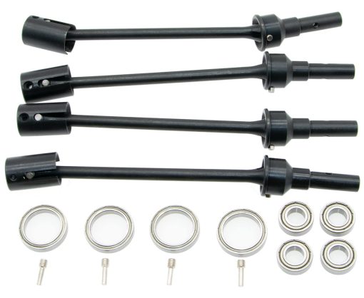 Parts for Traxxas Maxx WideMaxx Driveshaft 8996X Conjunto de Eje de Transmision de Acero CV Ensamblado Mejora de Repuesto(Negro) - Imagen 2