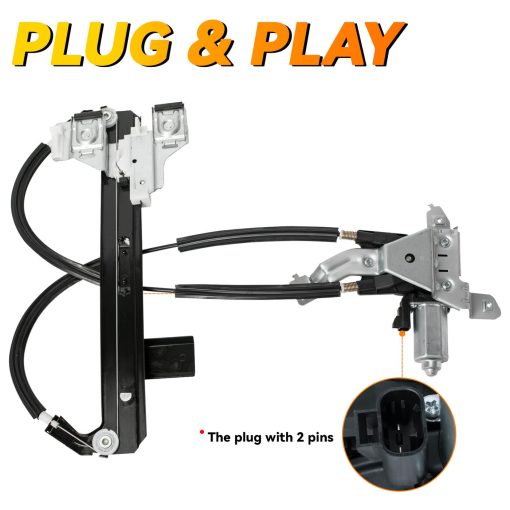Nuevo Regulador de Ventana Electrico para Pasajero Trasero (Derecho) Con Motor Para 02-06 Escalade Base 01-06 Tahoe/Yukon 00 4.8L/5.3L Solamente - Imagen 2